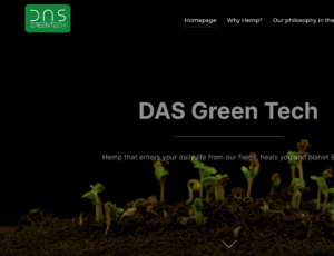 Das Green Tech web sitesi